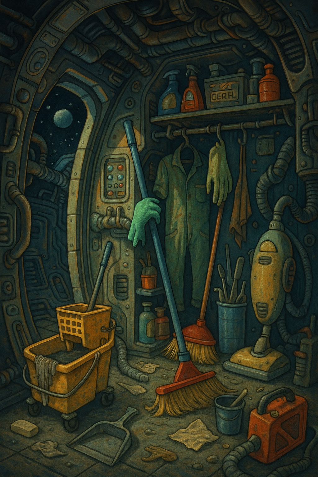 Unremarkable Janitor's Closet